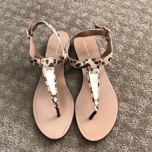 Halogen Leopard Sandals